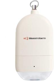 img 4 attached to MaxxmAlarm Illume 130 dB Personal Alarm + LED Light: Compact Safety Self Defense Device with Replaceable Batteries, Low Battery Warning (White)