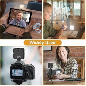 img 2 attached to 🌟 Enhance Your Video Quality with EZCO Video Light Kit: Portable Zoom Light with 3 Dimmable Color & Brightness for Video Conference, Photography, and Desktop Lighting