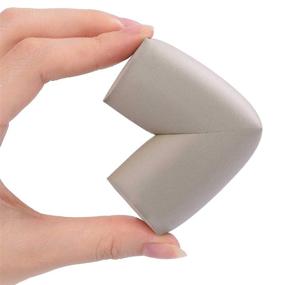 img 1 attached to 👶 Baby Proofing Corner Guards by Winthome – Set of 8 Corner Protectors with 4 Meters of Edges, 2 Bonus 3M Tapes – Non-Toxic, Soft & Thick Foam in Grey