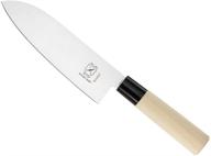 🔪 оптимизированный для seo: mercer culinary азиатская коллекция ножа "santoku логотип