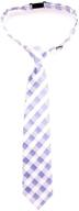 👔 retreez classic check microfiber pre tied boys' neckties: the perfect accessory logo