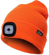 🎩 etsfmoa unisex beanie hat with light - perfect gifts for men, dads and fathers! usb rechargeable caps логотип