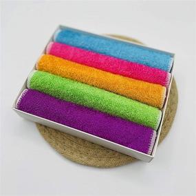 img 4 attached to Bamboo Dishcloths & Kitchen Cloths: Revolutionize Cleaning with Asaph Home's Sustainable Alternatives to Sponges
