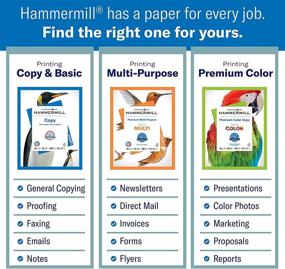 img 2 attached to 📄 Premium Color Copy Cardstock by Hammermill, 60 lb, 8.5 x 11, 1 Pack (250 Sheets) - 100 Brightness, USA Made, White Card Stock (Product Code: 122549R)