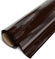 🔥 siser easyweed htv 11.8" x 9ft roll - brown iron on heat transfer vinyl: top-rated htv for seamless diy projects! logo