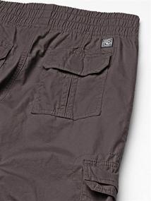 img 2 attached to 👖 Stylish Southpole Boys' Big Belted Mini Canvas Cargo Shorts: Comfort meets fashion