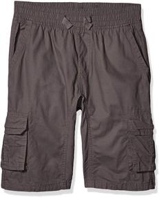 img 3 attached to 👖 Stylish Southpole Boys' Big Belted Mini Canvas Cargo Shorts: Comfort meets fashion