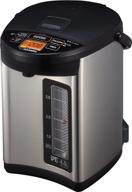 🔥 zojirushi cv-jac40xb water boiler & warmer: effortless heating in stainless black, 4.0-liter capacity логотип