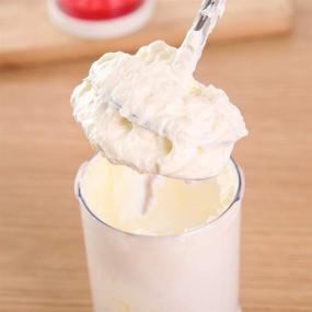 img 1 attached to 🥛 Whip and Mix in Style with our Manual DIY Whipping Cream Dispenser - Universal-Mixer for Creamy Salad Dressings and Frothy Drinks (17 Ounce)