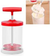 🥛 whip and mix in style with our manual diy whipping cream dispenser - universal-mixer for creamy salad dressings and frothy drinks (17 ounce) logo