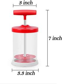 img 2 attached to 🥛 Whip and Mix in Style with our Manual DIY Whipping Cream Dispenser - Universal-Mixer for Creamy Salad Dressings and Frothy Drinks (17 Ounce)
