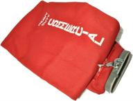 🧹 sanitaire upright vacuum cleaner cloth outer bag - full length zipper, red, fits eureka model 1400 series - style f & g paper bags not included logo