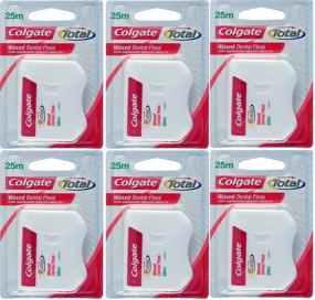 img 1 attached to 🦷 Enhance Oral Health with Colgate Waxed Dental Floss - 6 Pack (25Mtr Per Pack)