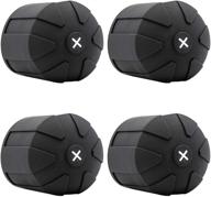 📷 kuvrd universal lens cap 2.0 - protect your dslr lenses hassle-free, weatherproof, lifetime coverage, magnum, 4-pack logo