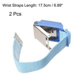 img 2 attached to Uxcell Cordless Antistatic Wristband Discharge Occupational Health & Safety Products and Hazardous Material Handling