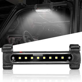 img 4 attached to 🌞 SUNPIE Roll Bar Mount LED Dome Lights: Illuminating Your UTV, ATV, Truck, and Off-Road Adventure with Eight LED Chips!