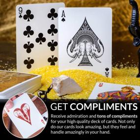 img 1 attached to Exquisite Elephant Playing Cards - Stunning Deck with Complimentary Card Game eBook, Artfully Illustrated Poker Cards. Unparalleled Foil and Elaborate Details for Ideal Gifts - Kids & Adults