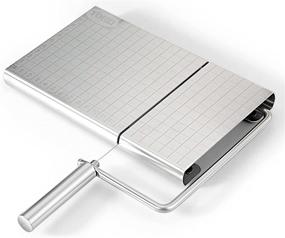 img 4 attached to 🧀 Stainless Steel Cheese Slicer with Accurate Size Scale and 5 Replaceable Wires - Ideal for Cheese, Butter, and Spam Slicing