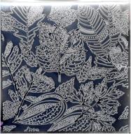 large size leaves plastic embossing folders by kwan crafts for card making, scrapbooking, and paper crafts - 19.9x19.9cm logo