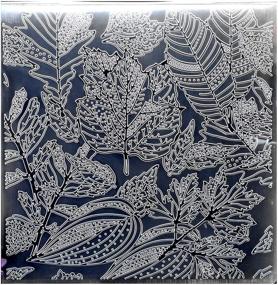 img 1 attached to Large Size Leaves Plastic Embossing Folders by Kwan Crafts for Card Making, Scrapbooking, and Paper Crafts - 19.9x19.9cm