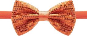 img 2 attached to Sparkling Sequin Bow Ties: Adjustable Men's Accessories for a Dapper Look