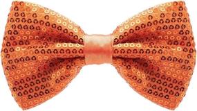 img 3 attached to Sparkling Sequin Bow Ties: Adjustable Men's Accessories for a Dapper Look