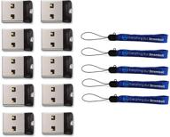 💾 10 pack of sandisk cruzer fit 16 gb usb flash drive sdcz33-016g-b35 with (5) everything but stromboli (tm) lanyards logo