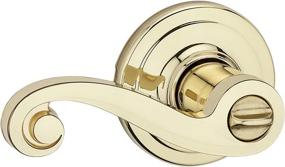 img 2 attached to 🔑 Enhance Home Safety and Hygiene with Lido Keyed Entry Lever: Microban Antimicrobial Protection & SmartKey Security in Polished Brass
