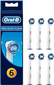 img 1 attached to 🦷 Braun Oral-B Precision Clean Replacement Toothbrush Heads - Pack of 6