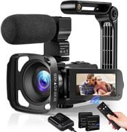 📹 36mp wifi vlogging camcorder for youtube, fhd 1080p video camera with ir night vision, 16x digital recorder, microphone, 2.4g remote, battery charger - 2021 new version logo