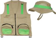 eagle eye explorer x-small combination set safe for boys and girls: 1 cargo vest for kids with reflective safety straps &amp logo