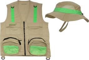 img 4 attached to Eagle Eye Explorer X-Small Combination Set Safe For Boys And Girls: 1 Cargo Vest For Kids With Reflective Safety Straps &Amp