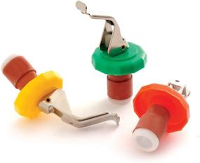 img 3 attached to 🍾 Norpro 288 Bottle Stopper Set: Vibrant and Versatile 3-Piece Pack