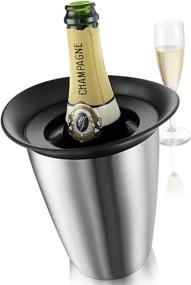 img 3 attached to 🍾 Champagne Cooler - Vacu Vin Rapid Ice in Stainless Steel