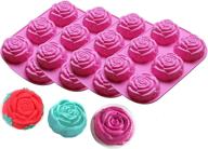 🌹 cedilis 4-pack silicone mold rose for handmade soap, cake, jelly, pudding, chocolate, muffin – 6 cavity diy mold logo