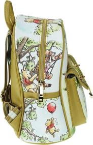 img 1 attached to Winnie Pooh Faux Leather Backpack