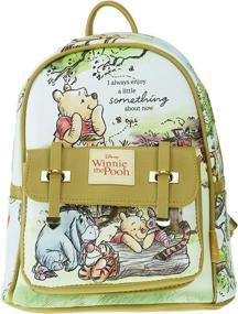 img 4 attached to Winnie Pooh Faux Leather Backpack