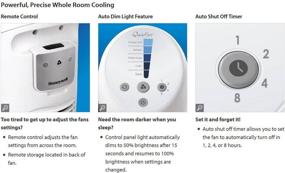 img 3 attached to Honeywell White HYF260E QuietSet Tower Fan - Enhanced with Remote Control