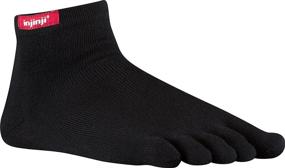 img 1 attached to 🏃 Injinji Men's Sport Mini Crew Toesocks: Maximum Comfort and Performance for Active Men