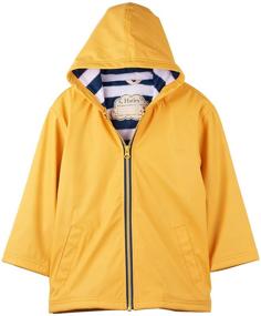 img 2 attached to 🧥 Yellow Hatley Boys Splash Jacket - Boys' Clothing