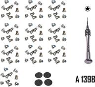 🔧 premium repair replacement screws & tools for macbook pro retina 15"/13" - complete bottom case set logo