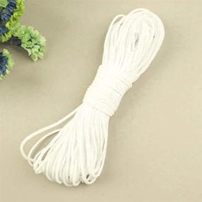 img 4 attached to 🧵 Braided Stretch Strap Cord Elastic: Perfect for DIY Sewing & Crafting (22 Yards)