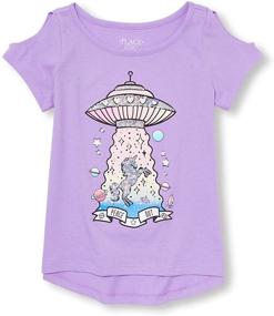 img 1 attached to 👚 The Children's Place Girls' Short Sleeve T-Shirt: A Comfortable and Stylish Essential for Young Girls