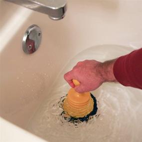 img 1 attached to 🚽 Home-X Mini Plunger: Effortlessly Unclog Kitchen Sinks with Ergonomic Handle & Durable Design