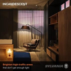 img 2 attached to 💡 Sylvania Incandescent Night Light Bulb 7W 4 Pack - E12 Candelabra Base, 40 Lumens, Clear Finish, Warm White