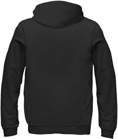 img 1 attached to 🎮 Cuphead Retro Black Circle Hoodie for Boys' Apparel