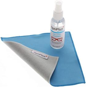 img 3 attached to 👓 OptiPlus Anti-Reflective Gel Lens Cleaner: Streak-Free Glasses Cleaning Solution with Dual-Purpose Microfiber Cloth