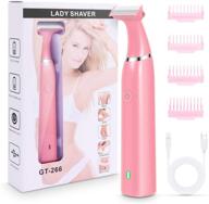 🪒 renfox electric razor for women - rechargeable pubic hair trimmer with 4 trimming combs logo