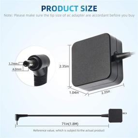 img 2 attached to 🔌 Lenovo IdeaPad Charger 45W AC ADL45WCC Adapter - Power Supply Cord for IdeaPad 510-15ISK, 510-15IKB, 110-14IBR, 110-15ISK, 110-15ACL, 710S, Flex 4 5, Yoga 110-15ISK - 20V 2.25A PA-1450-55LL