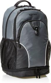 img 3 attached to AmazonBasics ZH1802045R3 Sports Backpack Graphite Backpacks and Laptop Backpacks